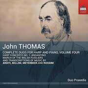 Thomas: Complete Duos for Harp & Piano, Vol. 4 , Praxedis Genevieve Hug