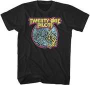 Twenty One Pilots - Flame Dragon T-Shirt - Large Black TS22TOP031B3