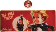 Fallout - XL Desk Pad & Coaster Set - Nuka-Cola 