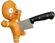 Krampus - Gingerbread Man Magnet