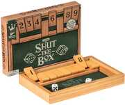 Schylling Shut The Box Classic Game - Solid Wood 