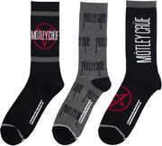 Perri's - Motley Crue - Knit - Crew Socks (3 Pack) 