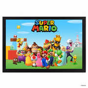 Super Mario - Group Lineup 11x17 Framed Gel Coat