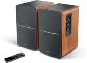 Edifier R1280Ts Powered Bookshelf Speakers - 42 Watts - Walnut look (Brown)