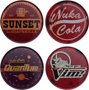 Fallout - Metal Drinks Coasters - Set of Four 