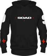 System of a Down - SOAD Oversized Logo - Pullover Hoodie - Large Black HD23SOAD06A3