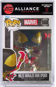 Funko POP! MARVEL: Spider-Man Comics- Miles Iron Spider (Styles May Vary) - Alliance Authentic Encapsulated