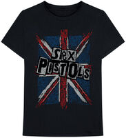 Sex Pistols - Sex Pistols Union Jack Black Ss Tee L (Blk) (Lg)