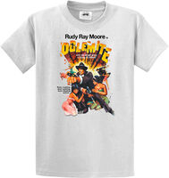 Rudy Ray Moore - Dolemite Original Poster Art White Unisex Short Sleeve T-shirt XXL