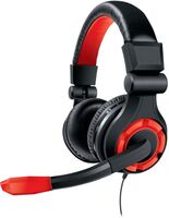 Dg Dgun-2588 Grx-670 Univ Game Headset Black/Red - DreamGear DGUN-2588 GRX-670 Univeral High Performance Gaming Headsetwith Boom Microphone (Black/Red)