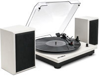 Victrola Vm135Wht Montauk Bt Turntable Spkrs Wht - Victrola Vm135wht Montauk Bt Turntable Spkrs Wht