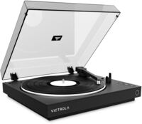 Victrola Vpt800Blk Automatic Turntable Bt Black - Victrola Vpt800blk Automatic Turntable Bt Black