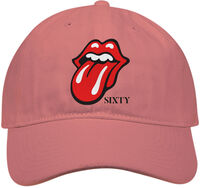 Rolling Stones Sixty Tongue Coral Adj Bb Cap - Rolling Stones Sixty Tongue Coral Adj Bb Cap (Hat)