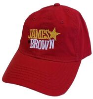James Brown Unstructured Hat - Red - James Brown Unstructured Hat - Red