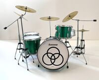 John Bonham - John Bonham Led Zeppelin Green Sparkle Drum Kit