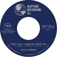 That's All I Wanted From You / So Glad I Found You