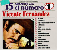 Vicente Fernandez - 15 Grandes Con El Numero 1