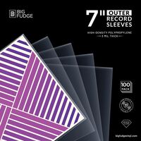 Big Fudge Bfos7X100Us 7in Outer Slvs 100 Pk Clear - Big Fudge Bfos7x100us 7in Outer Slvs 100 Pk Clear