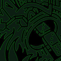 Ekizikiza Mubwengula (Black & Green Splatter)