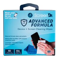 Di 32347 Screen Dr Adv Formula Wipes W/ Cloth 60Ct - Digital Innovations 32347 Screen Dr Advanced Formula Device & ScreenWet Wipes With Microfiber Cloth 60 Count (70% alcohol)