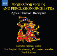 Agocs / Kitchen / New England Conservatory - Works for Violin & Percussion Orch