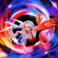 Neon Void - Red Marble