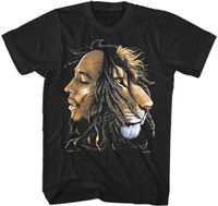 Bob Marley Round Photo Tshirt Med Blk Zrbm0672a2 - Bob Marley Round Photo Tshirt Med Blk Zrbm0672a2
