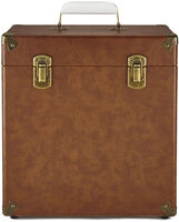 GPO SWB18BRO 12 IN Vinyl Record Case Brown