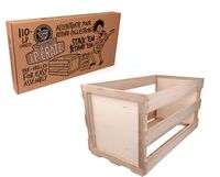 Vinyl Styl Vsrs04 Original LP Crate 100 Cap Wood - Vinyl Styl Vsrs04 Original Lp Crate 100 Cap Wood