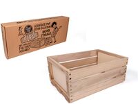 Vinyl Styl Vsrs05 Metro LP Crate 75 Cap Wood Blond - Vinyl Styl Vsrs05 Metro Lp Crate 85 Cap Wood Blond