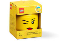 Room Copenhagen - Lego Mini Winking Storage Head (Ylw)
