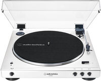 Audio Technica at-LP60Xbt-WW Turntable Bt Auto Wht - Audio Technica At-Lp60xbt-Ww Turntable Bt Auto Wht