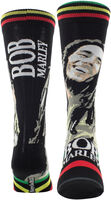 Perri Bob Marley Illustration Crew Socks - Perri Bob Marley Illustration Crew Socks