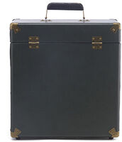 GPO SWB18GB 12 IN Vinyl Record Case Green/Black
