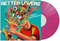 Highly Irresponsible - Pink & Blue Splatter (Blue)