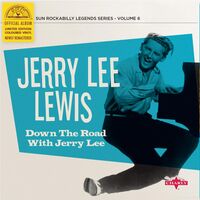 Jerry Lee Lewis - Down The Road With Jerry Lee (10in) (Blue) [Colored Vinyl]