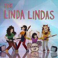 The Linda Lindas - Growing Up [Indie Exclusive Limited Edition Clear w/ Blue-Pink Splatter LP]