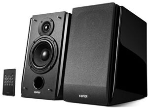 Edifier R1850DB 2.0 Shelf Speakers Bluetooth Wireless 4.0 - 70 Watts (Piano Black) 