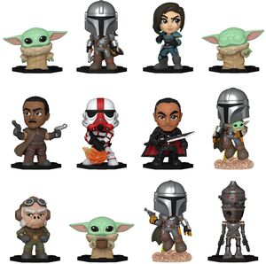 FUNKO Mystery Mini: The Mandalorian (One Random Mystery Mini Figure Per Purchase) 