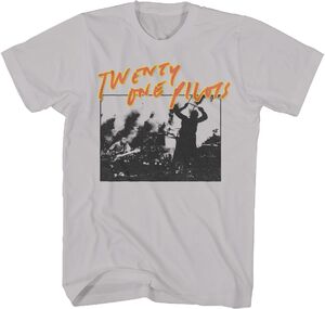 Twenty One Pilots - Live Scribble T-Shirt - Large Gray 24TOP030A3