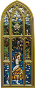 Harry Potter - Resin Plaque - Mermaid Stained Glass Window