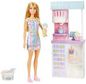 BARBIE I CAN BE MEDIA ICE CREAM PARLOR PLAYSET