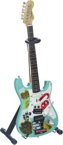 Axe Heaven Billie Joe Armstrong 70's BJ Blue Mini Guitar Replica Collectible BJ-505