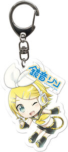 HATSUNE MIKU - KAGAMINE RIN ACRYL KEYCHAIN WITH CH