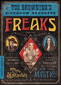 Tod Browning's Sideshow Shockers: Freaks /  The Unknown /  The Mystic (Criterion Collection)