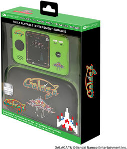 My Arcade - DGUNL-7145 Galaga Pocket Player Pro Portable Handheld Gaming System With Travel Case