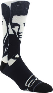 Perri's - Elvis Presley - 50's Dye Sublimation - Crew Socks 