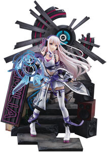 RE ZERO STARTING LIFE EMILIA NEON CITY 1/ 7 PVC FIG