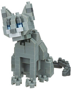 Nanoblock - Cats - Collection Series - Russian Blue Building Kit