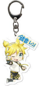 HATSUNE MIKU - KAGAMINE LEN ACRYL KEYCHAIN WITH CH